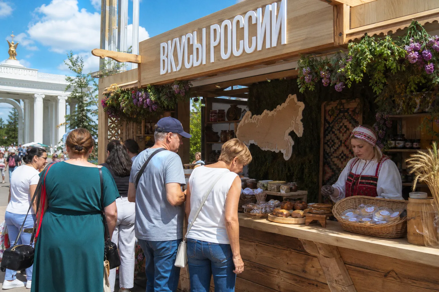 Гастрономический фестиваль «Вкусы России» на ВДНХ: как регионы представляют свои бренды