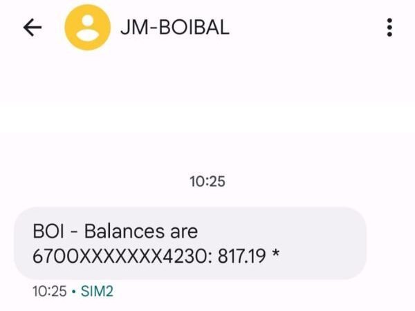 How to check Sukanya Samriddhi account balance by SMS